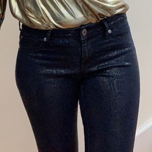 Snakeskin jeans, size 27